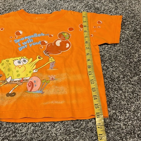 SpongeBob SquarePants Kids Orange T-Shirt - Picture 4 of 7